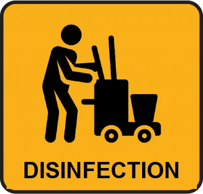 Disinfection — regular disinfection and cleaning at every facility