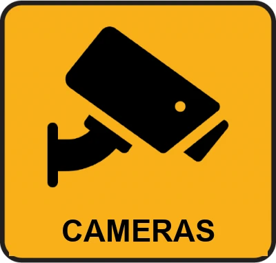 Cameras — CCTV surveillance running 24 hours a day at every storage facility